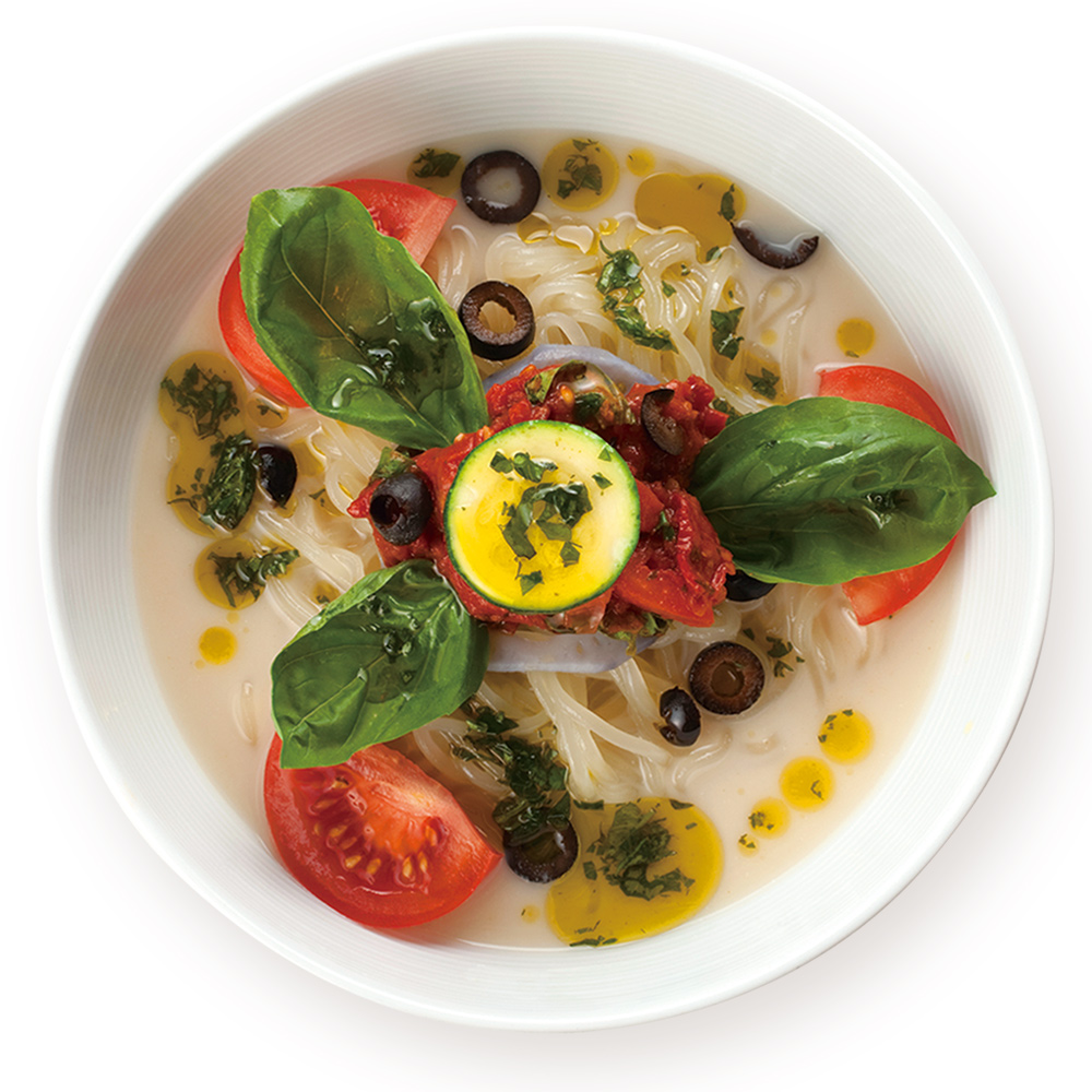 トマトバジル冷麺